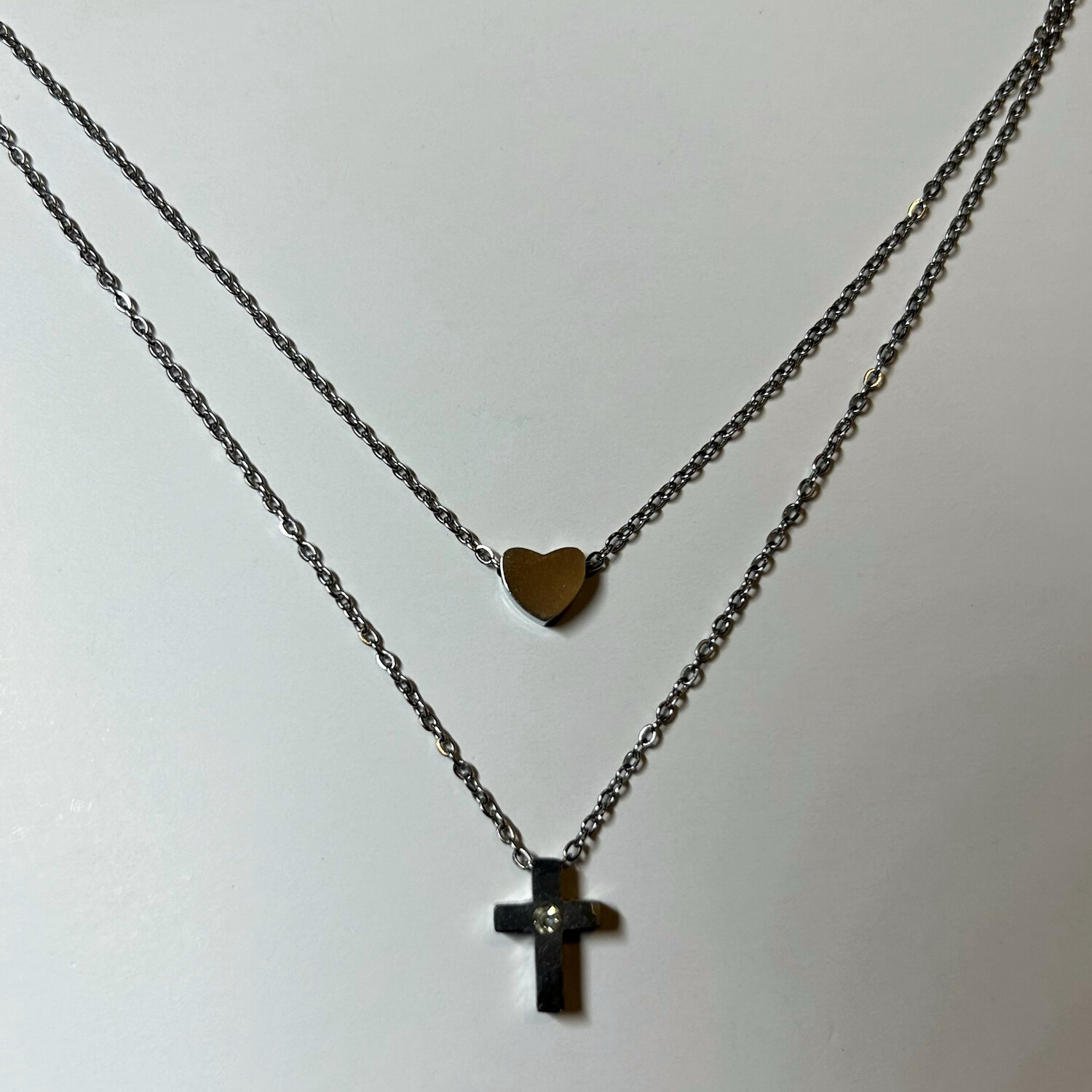 Cross Layered Necklace
