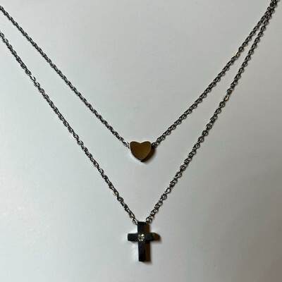 Cross Layered Necklace