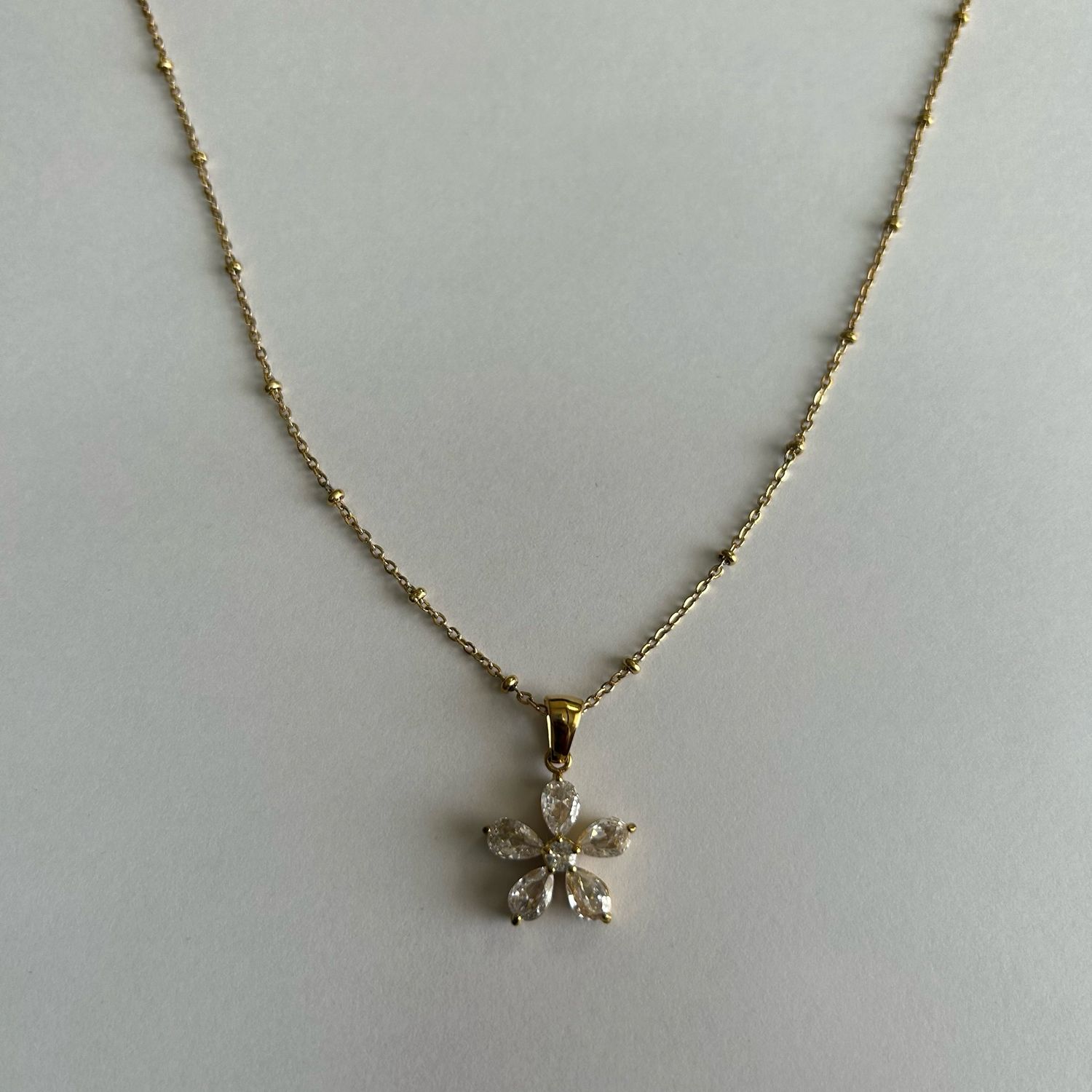 Gold Flower Necklace