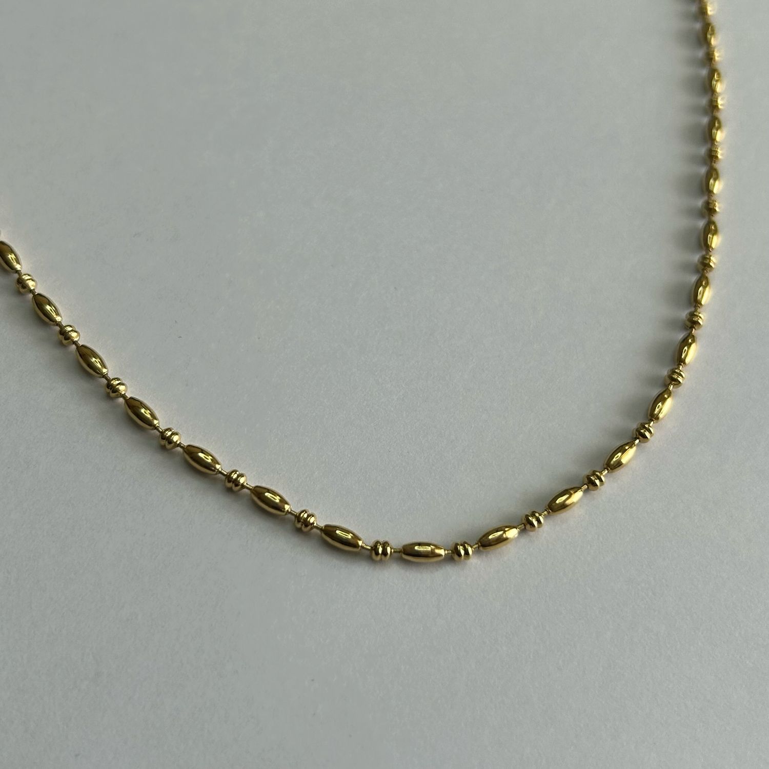 Gold Olive Chain Necklace