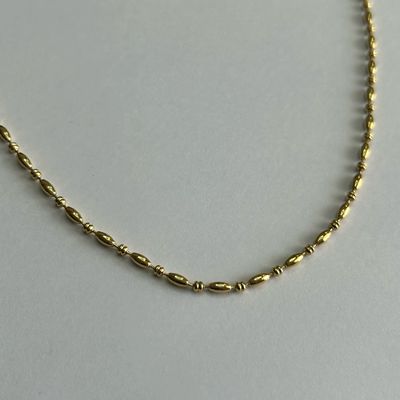 Gold Olive Chain Necklace