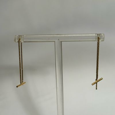 Gold Thread Earrings