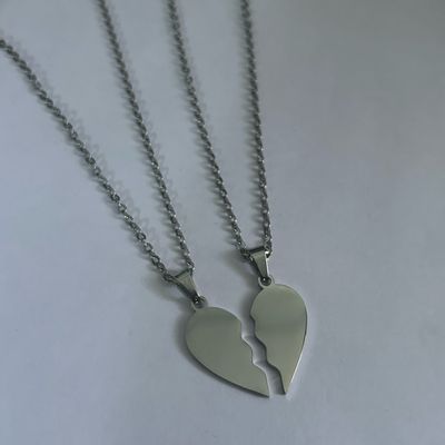 Heart Distance Necklace Pair