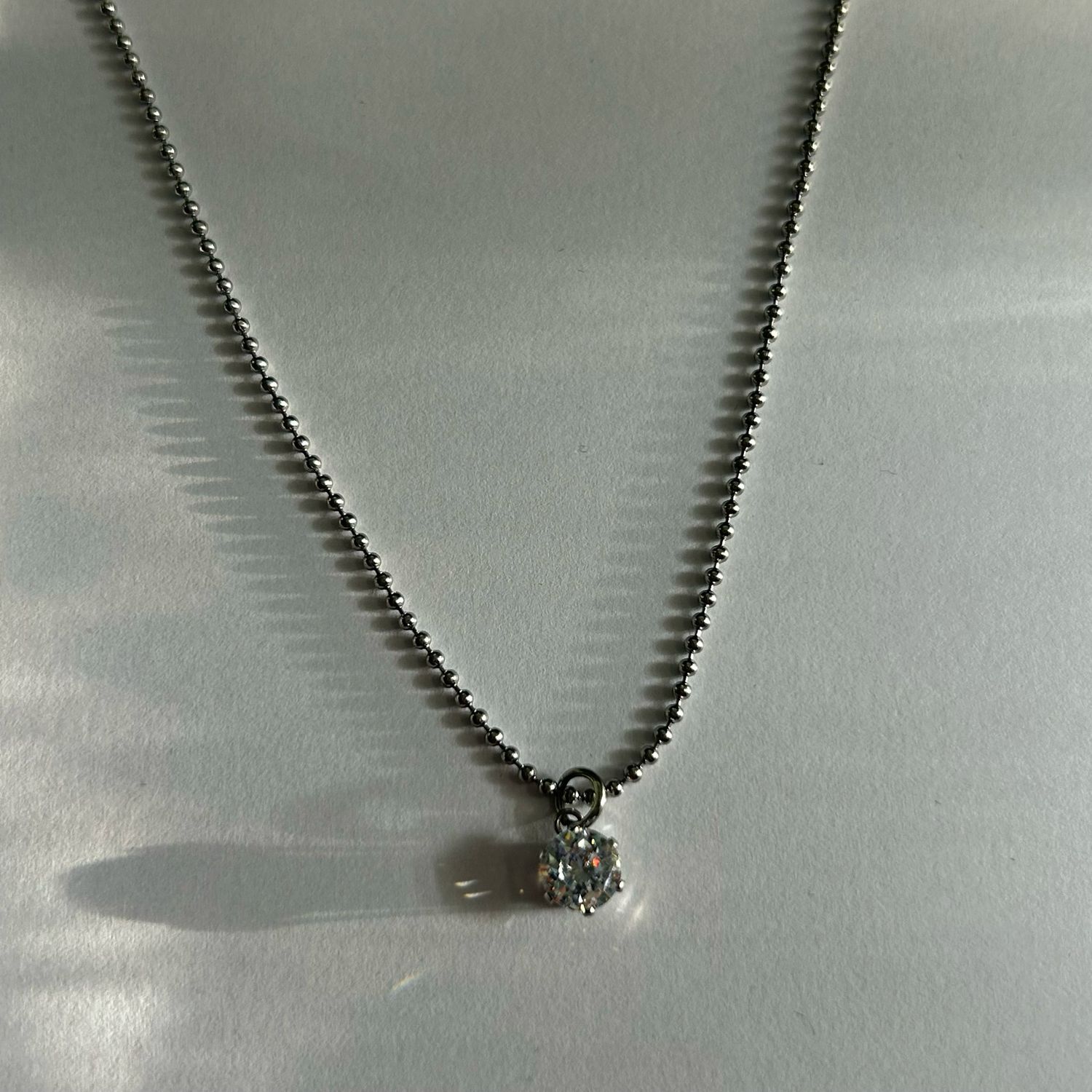 Zirconia Glow Necklace