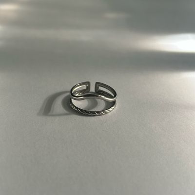 Textured Layered Ring