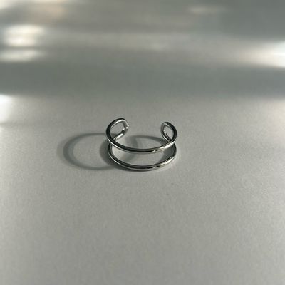 Simplicity Double Cuff Ring