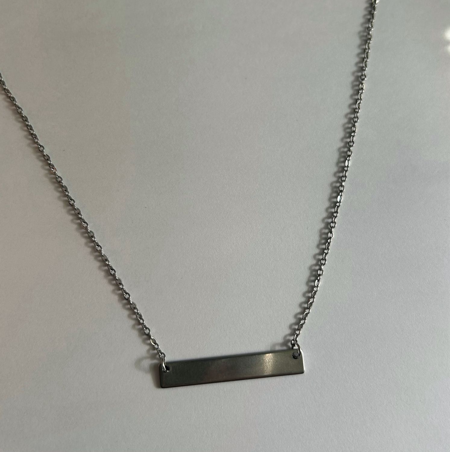 Bar Necklace – Engravable