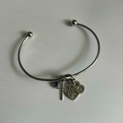 Customizable Cuff Bangle Bracelet