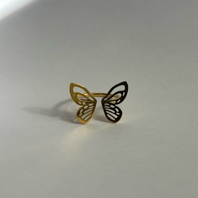 Gold Butterfly Ring