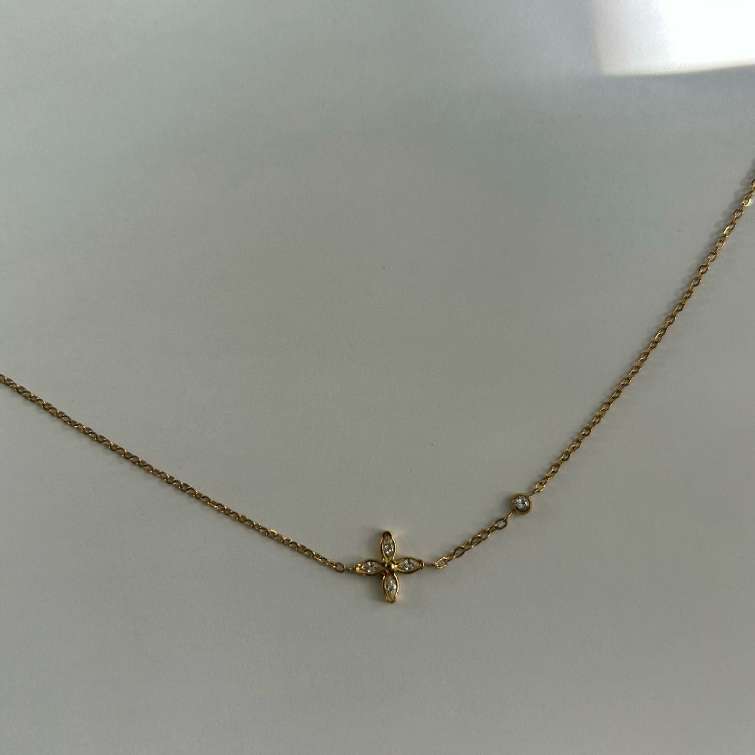 Cross Zirconia Necklace
