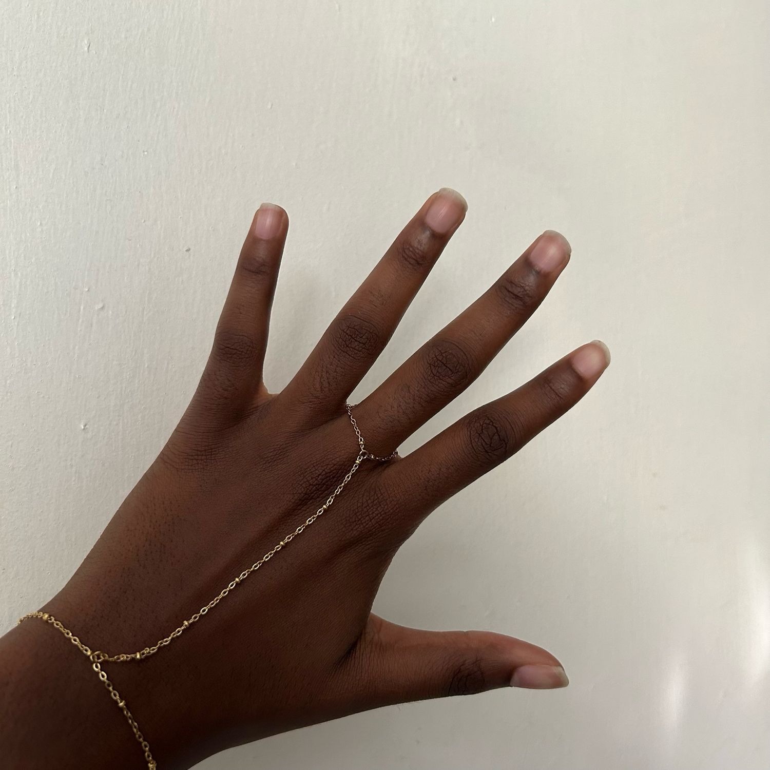 Gold Hand Chain Ring Bracelet