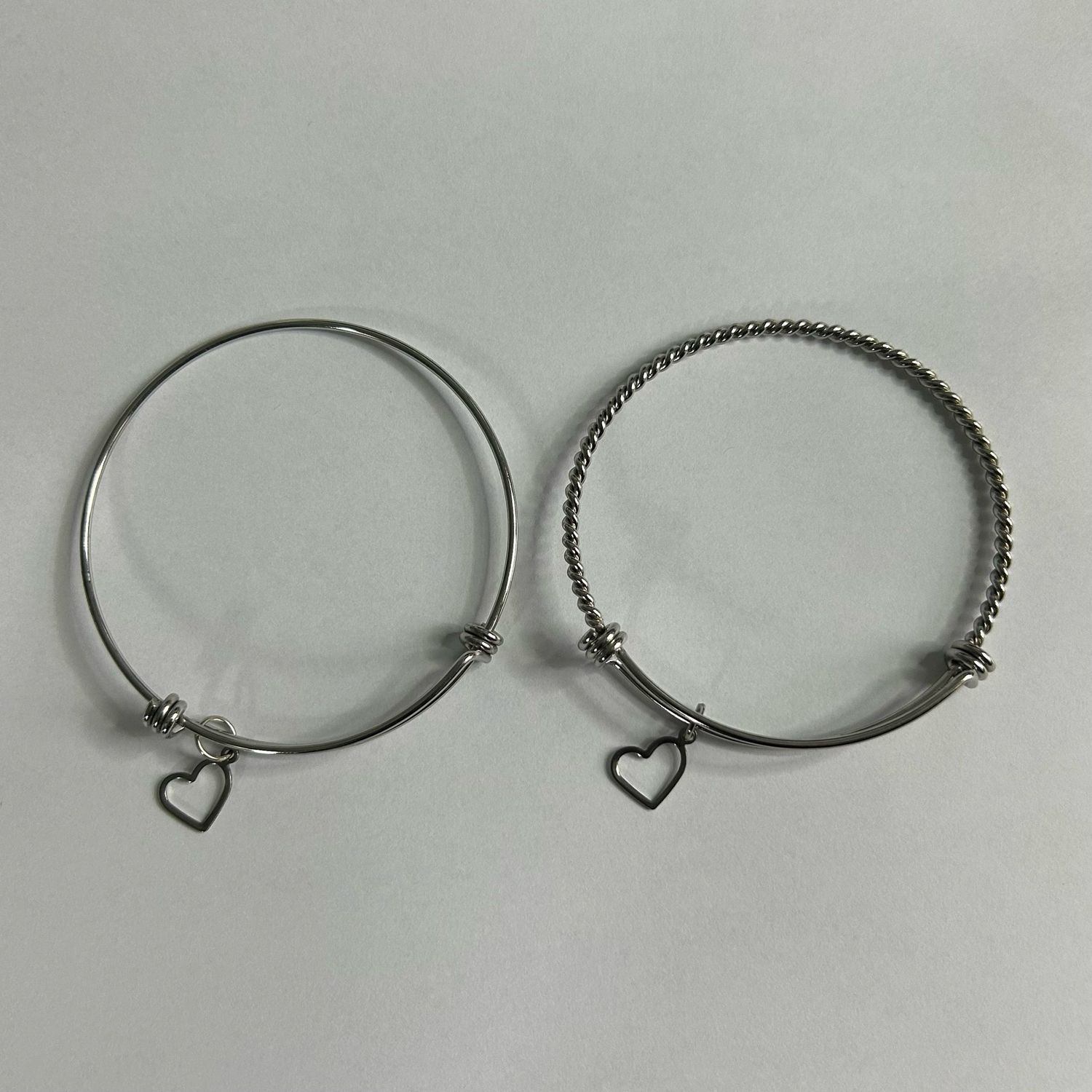 Customizable Charm Bangle Bracelet