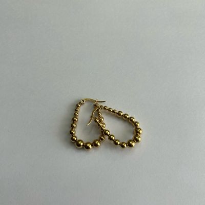 Gold Bead Earrings