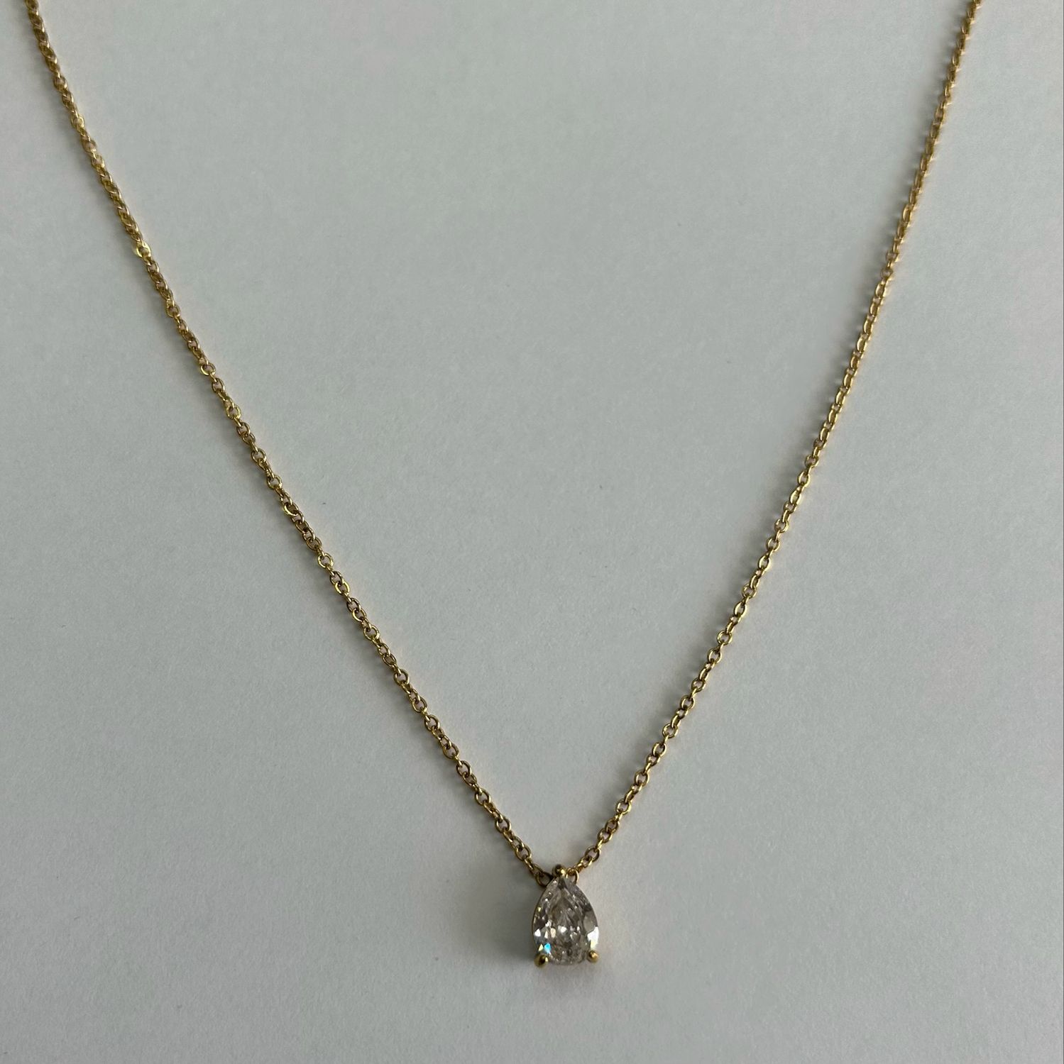 Gold Waterdrop Necklace