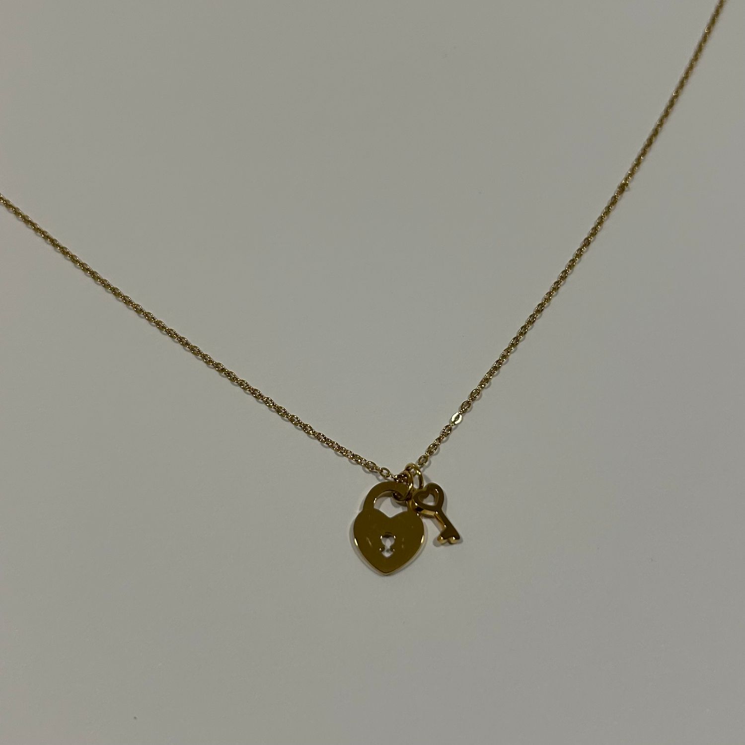 Gold Key to My Heart Necklace