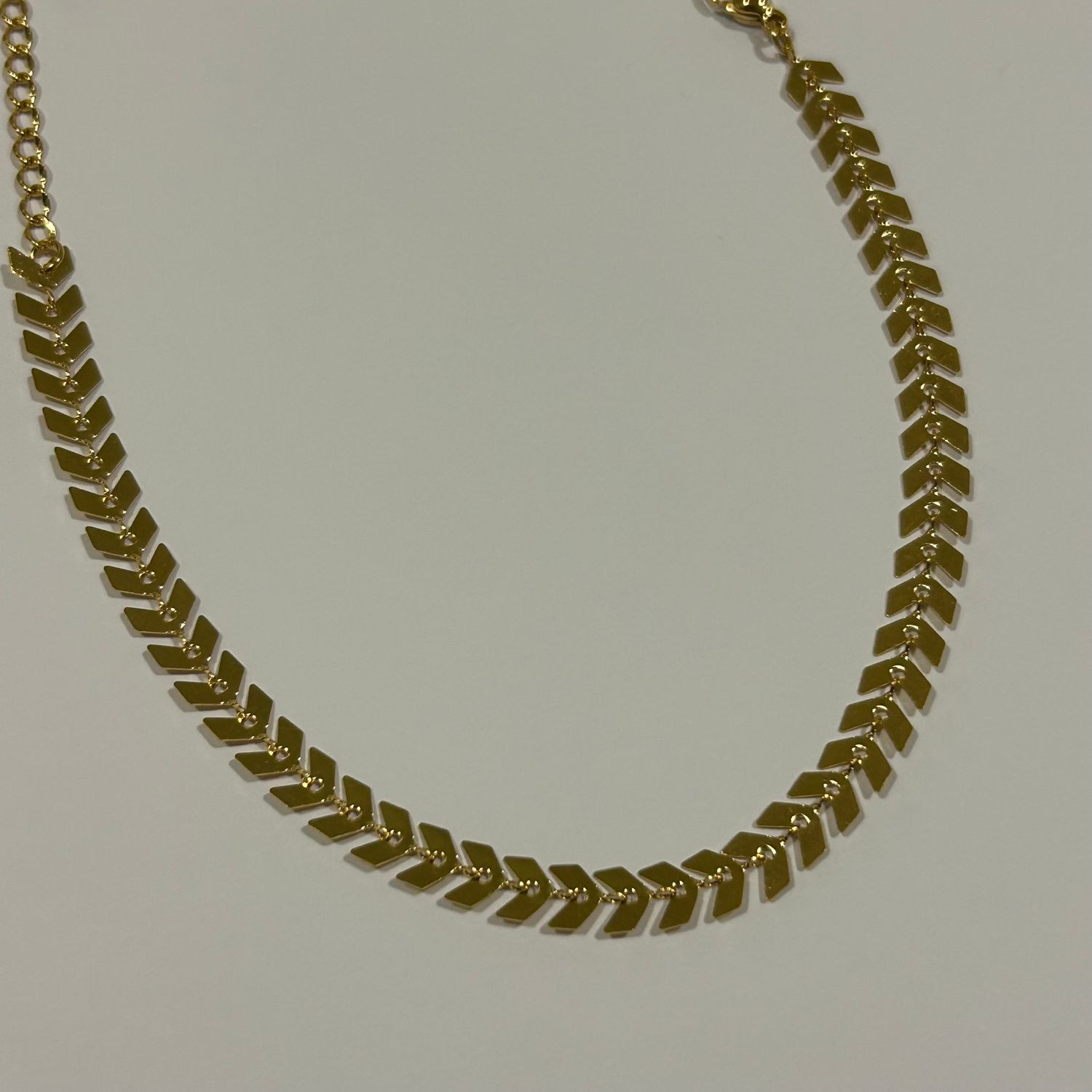 Gold Arrow Link Anklet