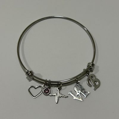 Filled With Love Bangle Bracelet