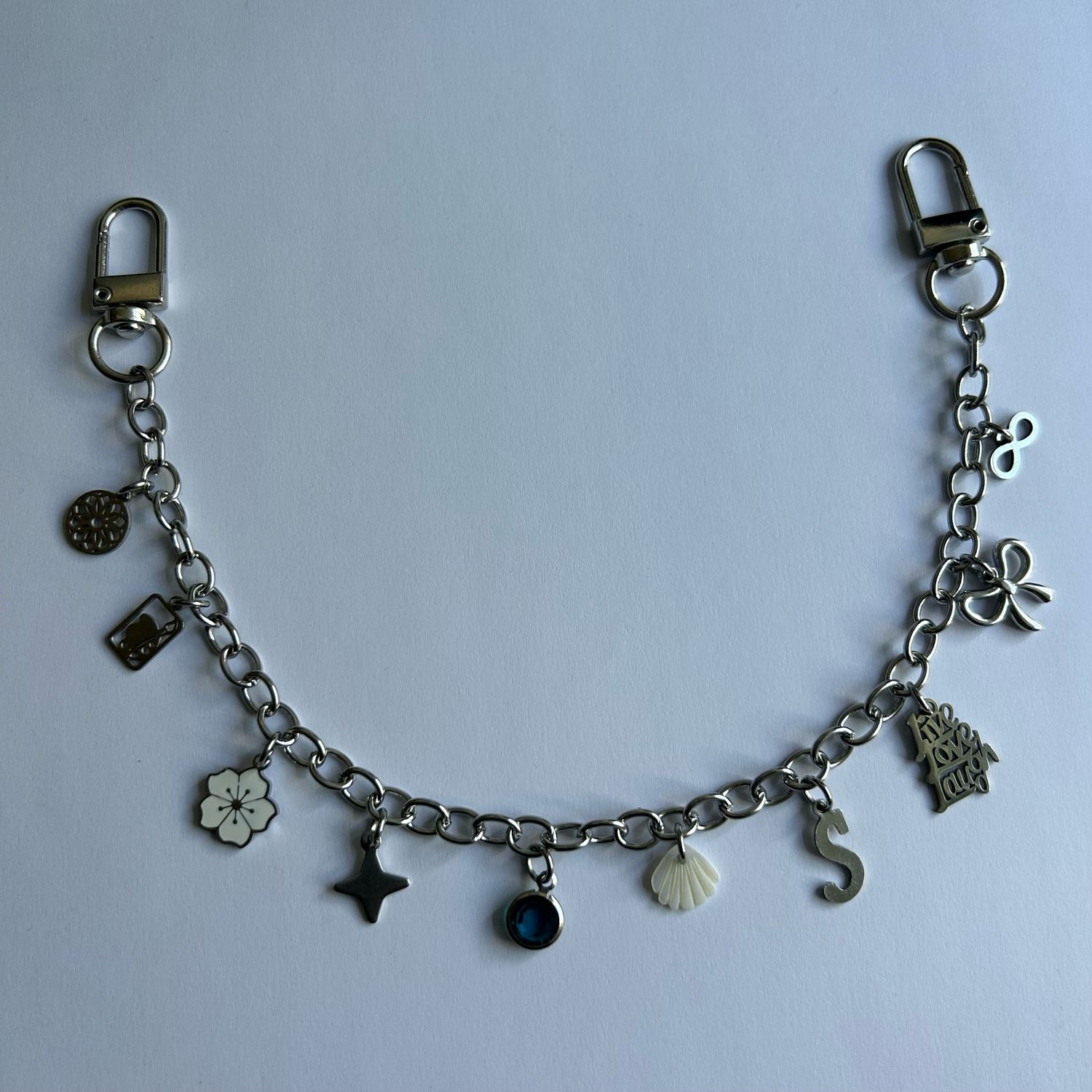 Customizable Bag Charm Keychain