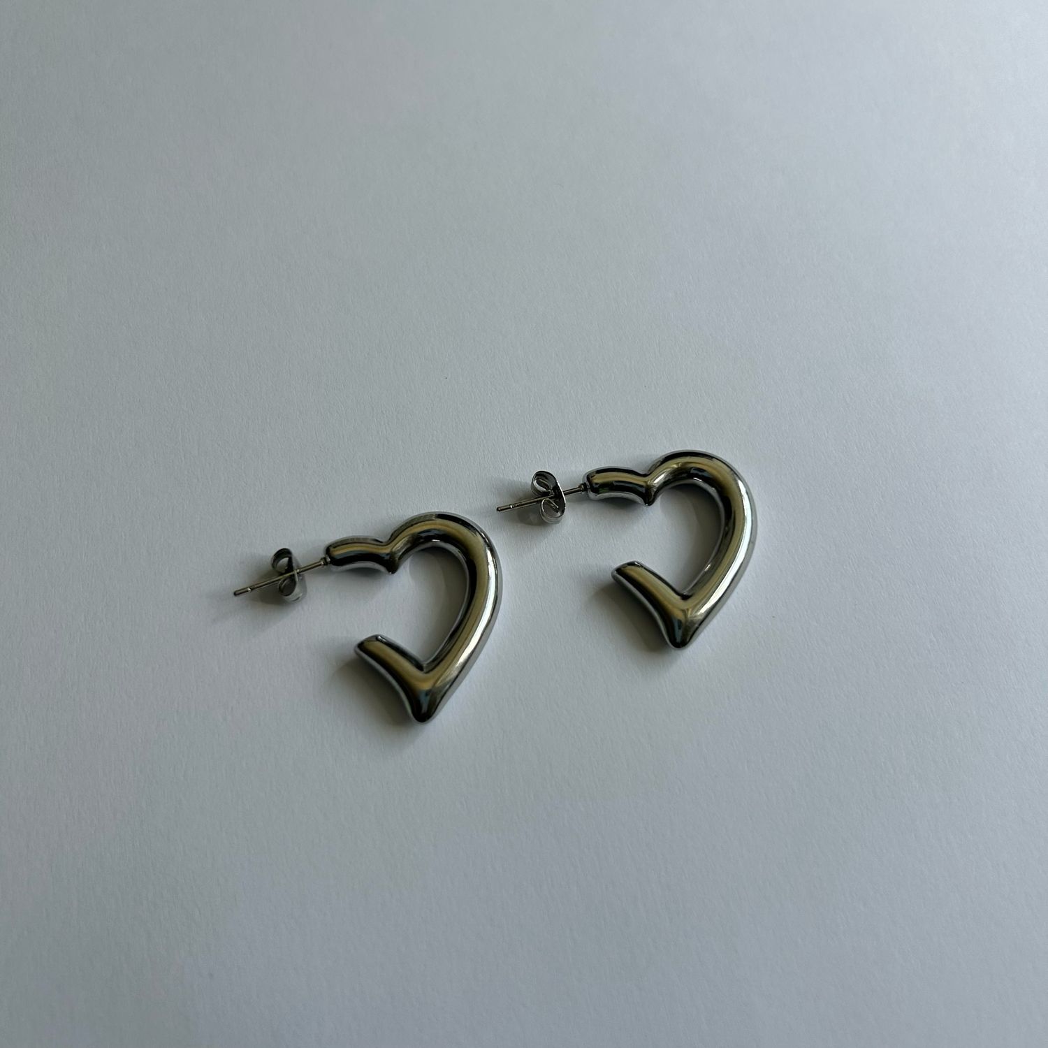 Open Heart Earrings