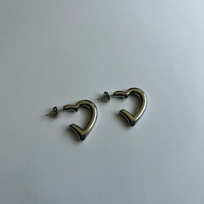 Open Heart Earrings