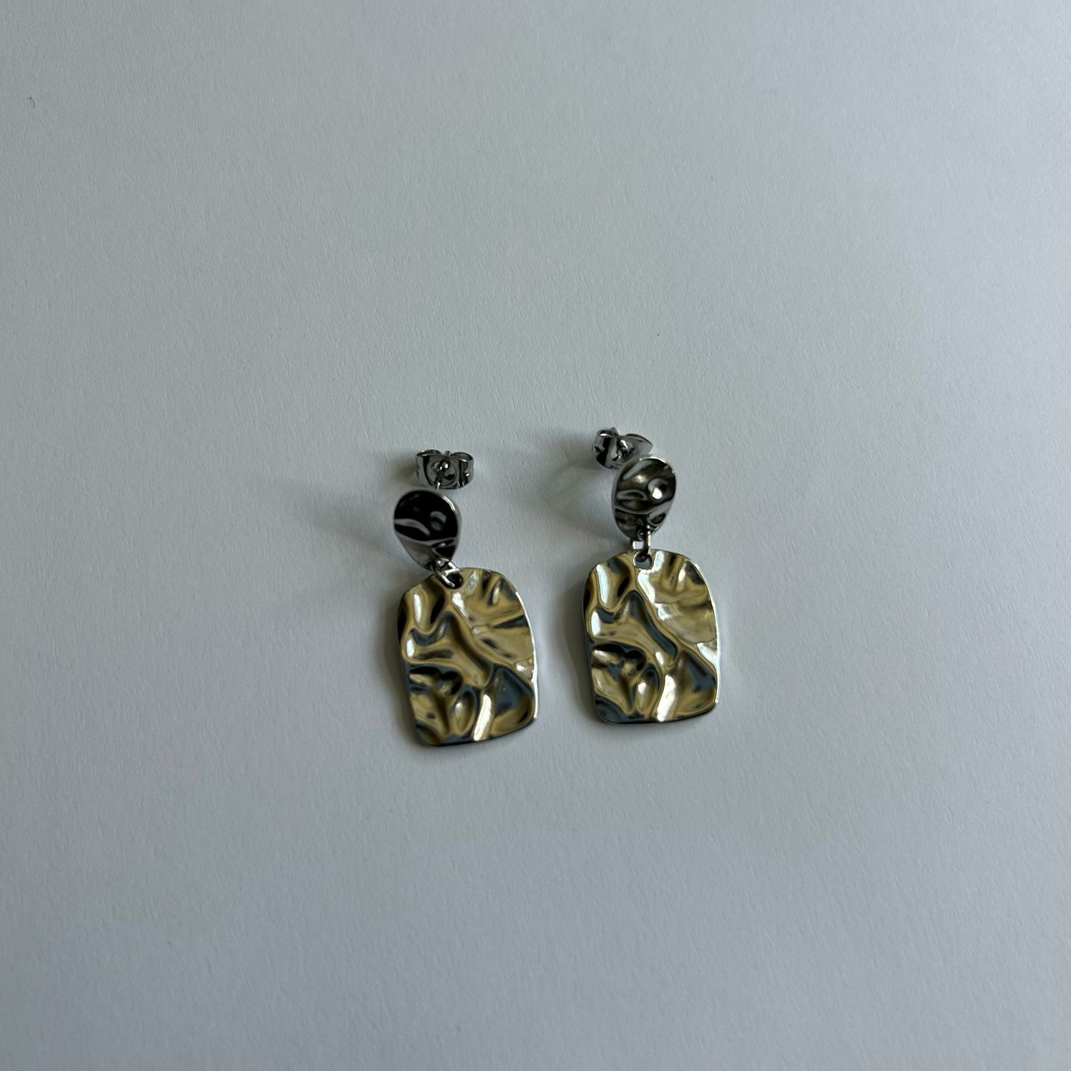 Textured Dangle Earrings