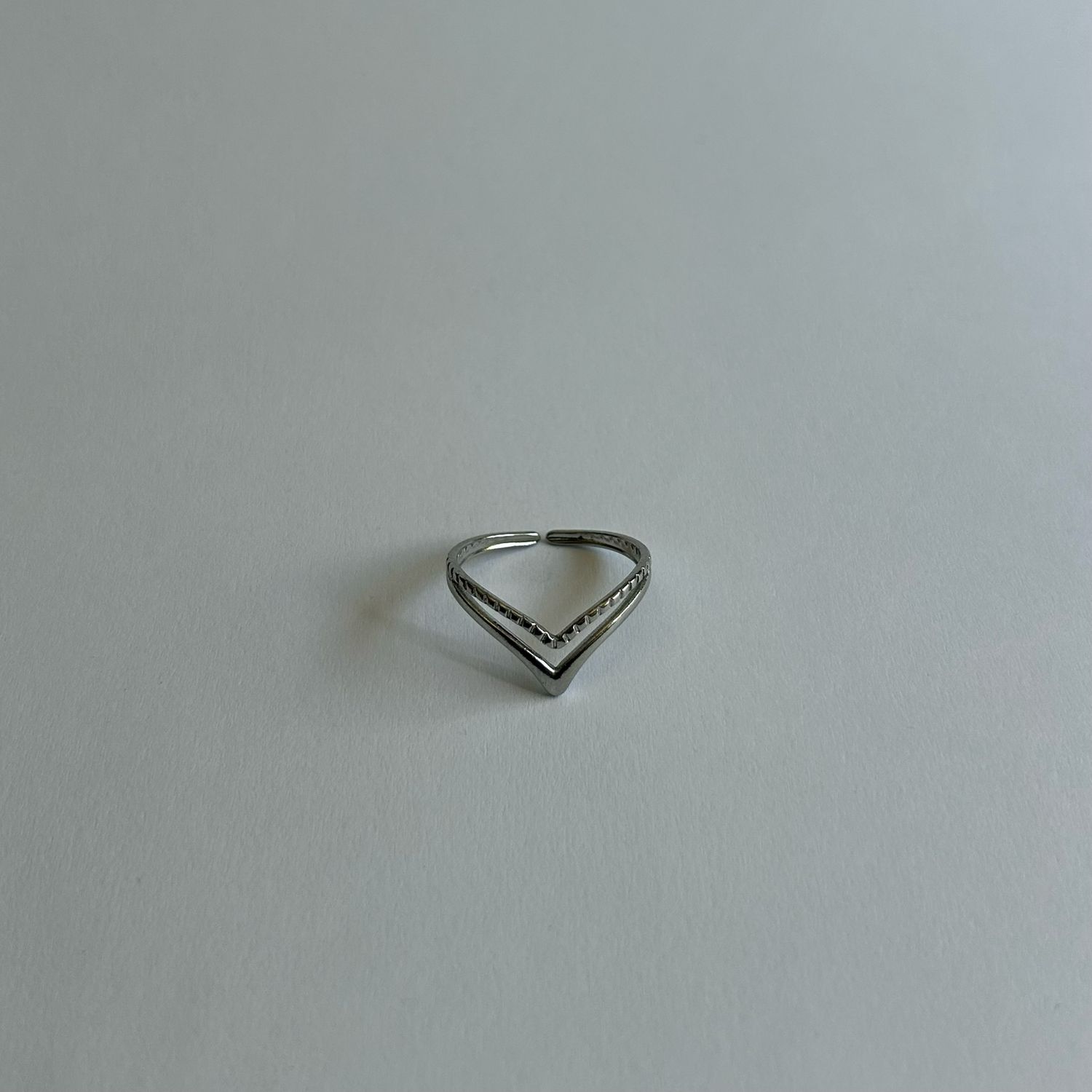 Arrow Double Layered Ring