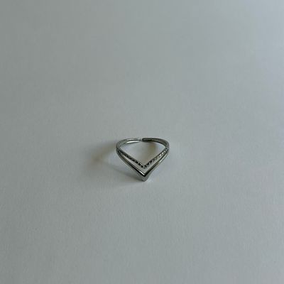Arrow Double Layered Ring