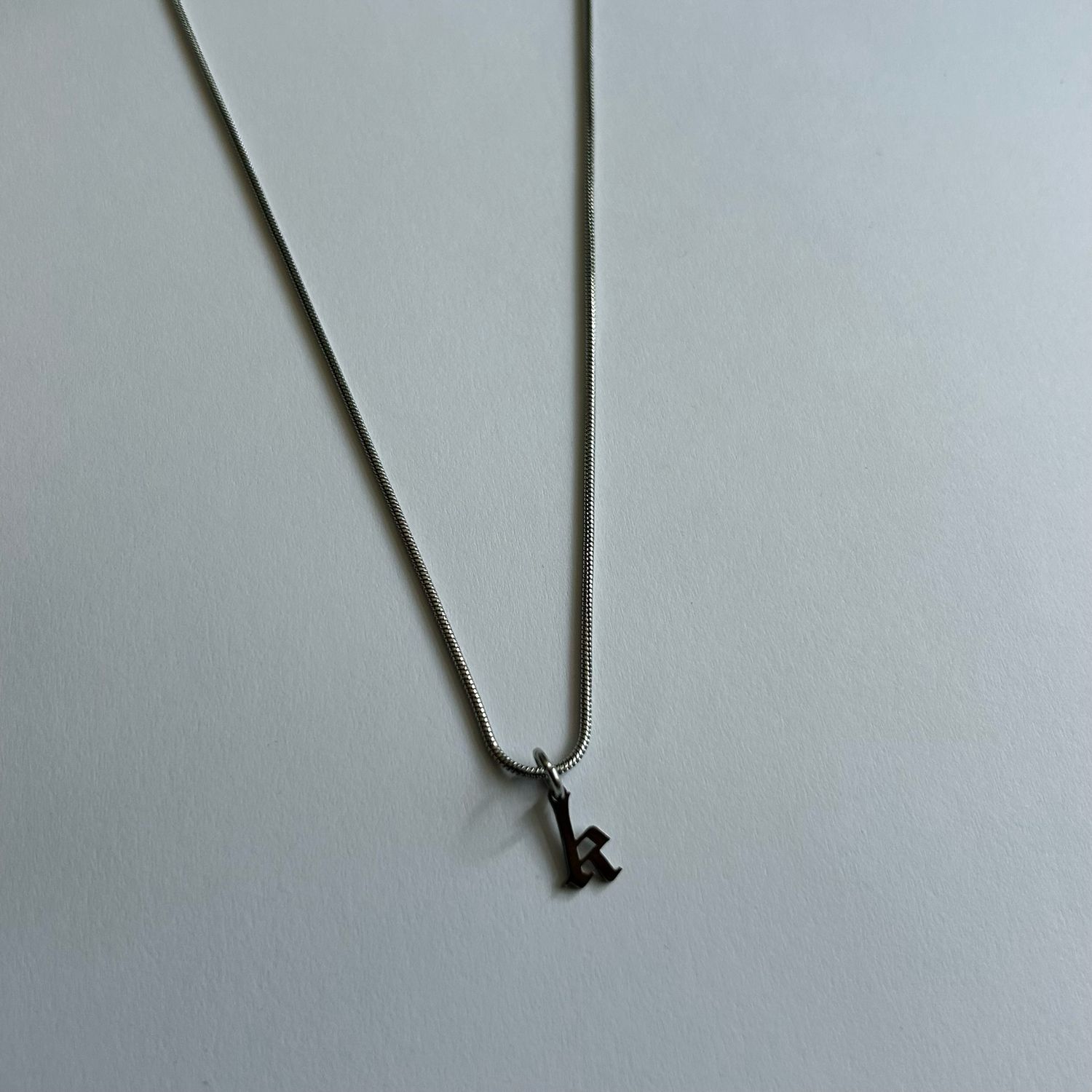 Old English Letter Necklaces