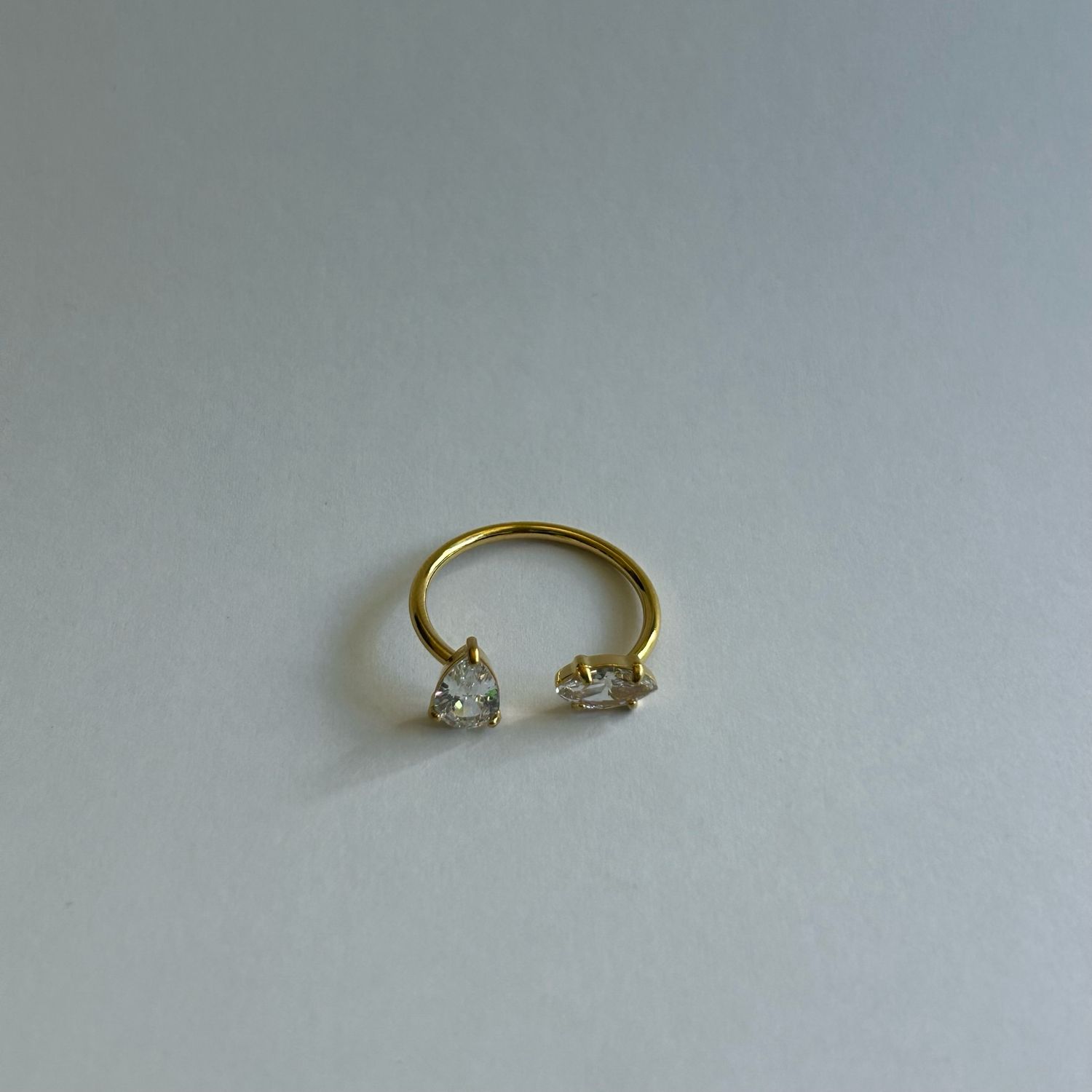 Zirconia Cuff Ring