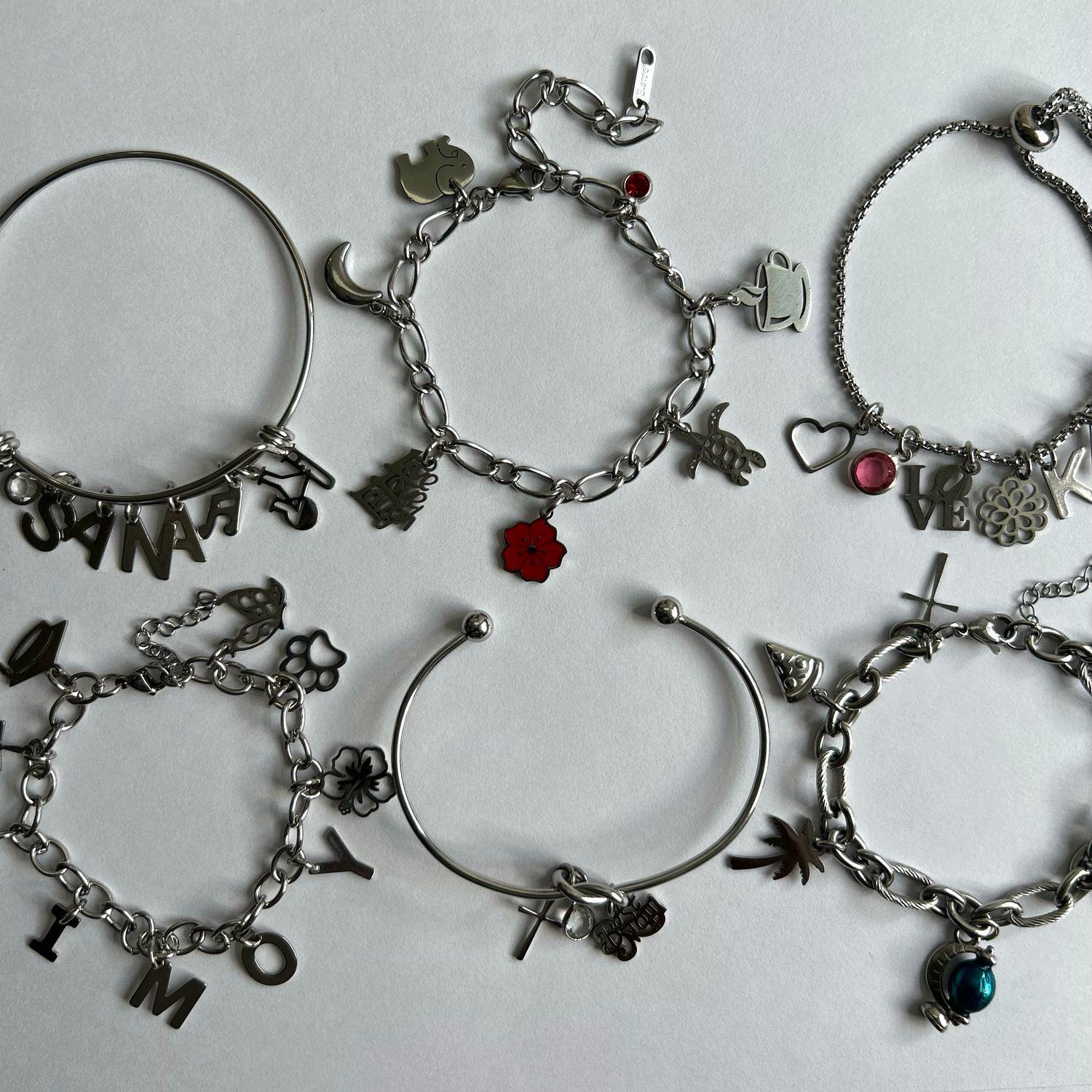 Customizable Charm Bracelet