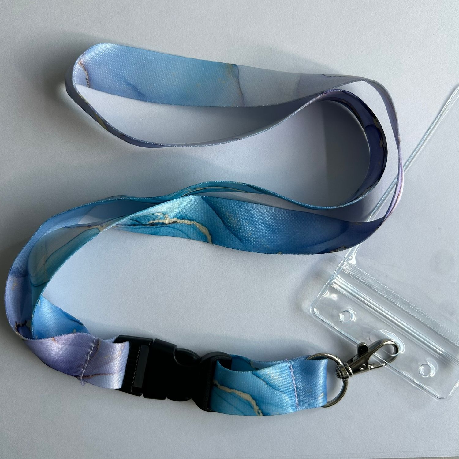 Marble Patterned Lanyard