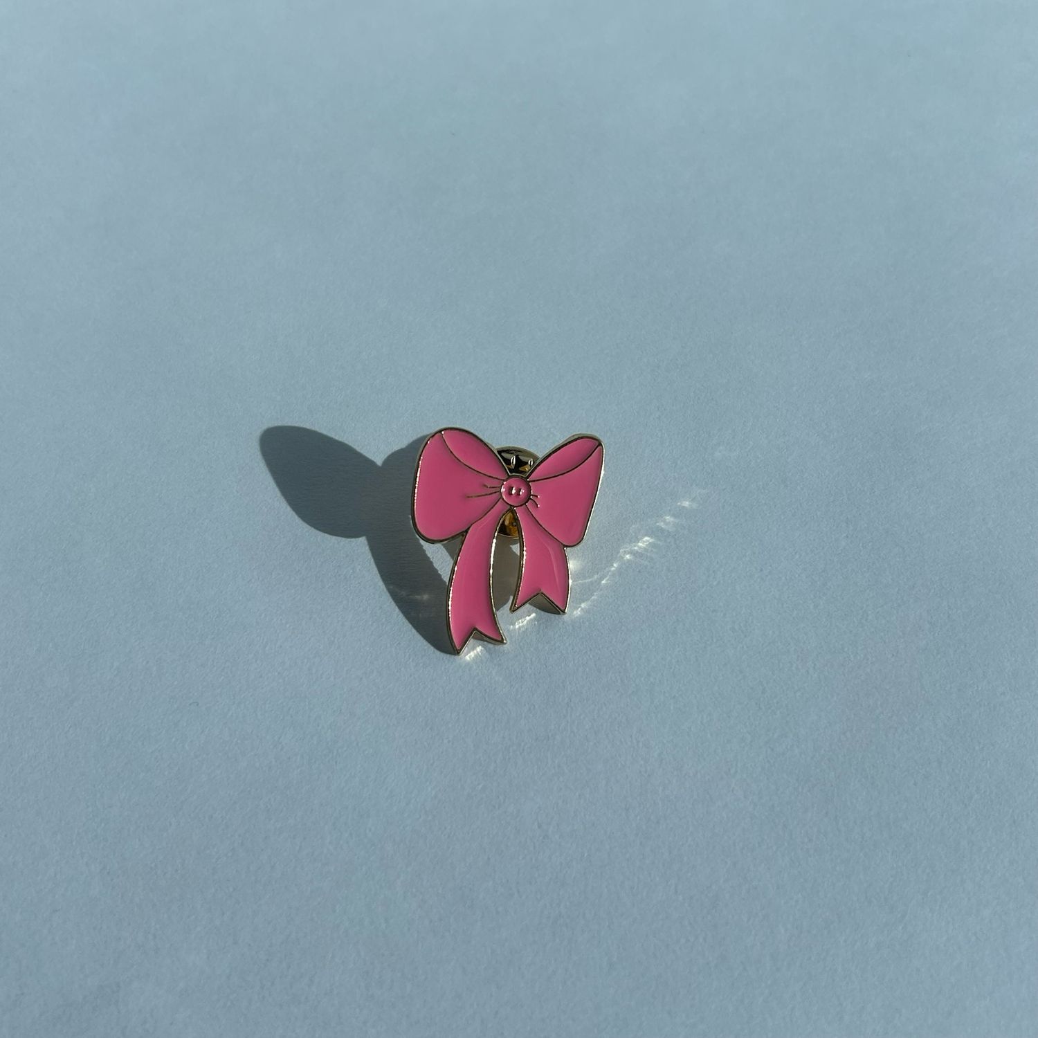 Pink Bow Pin