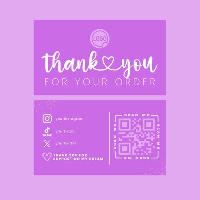 Thank You Card Template