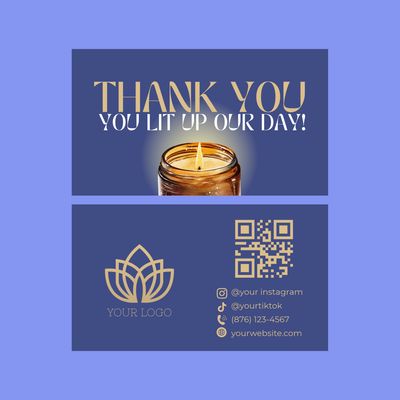 Thank You Card Template