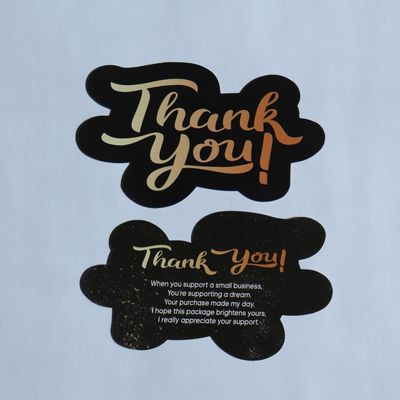 Turquoise Thank You Cards x 50