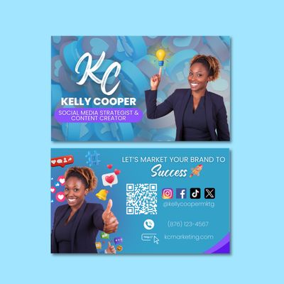 Start From Scratch Fully Customized Business Card!
