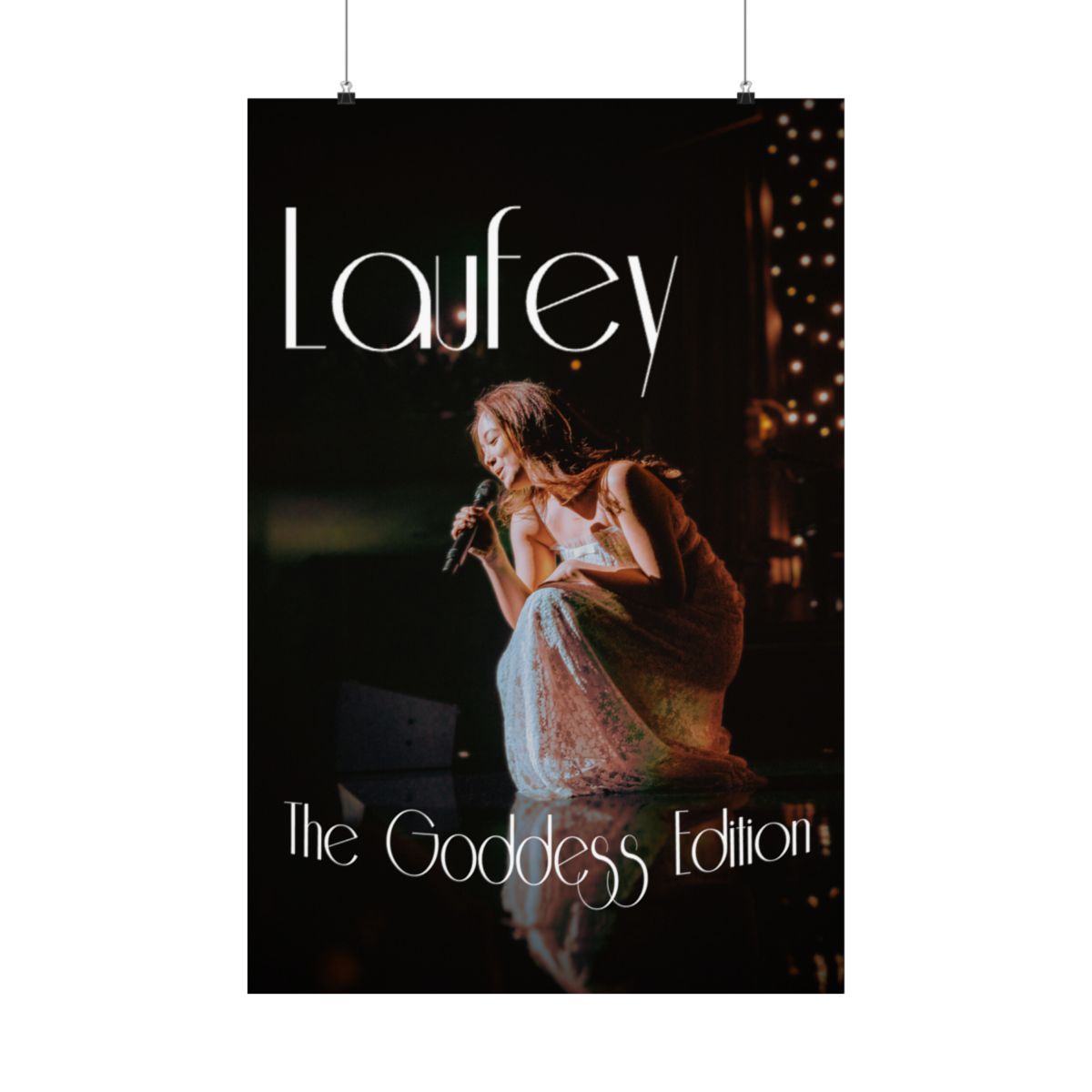 Vintage Matte Vertical Posters, Laufey&#39;s Bewitched Album Poster, Earth Toned Retro Music Print, Wall Art Decor, Music Lover Gift, Album