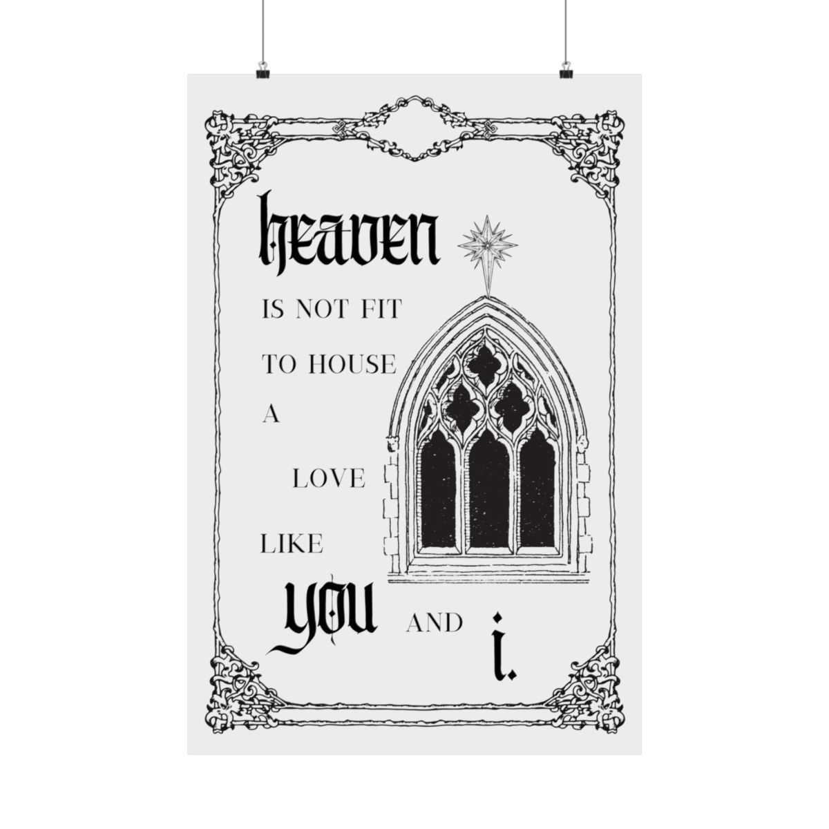 Vertical Poster, Hozier &quot;Francesca&quot; Lyrics, Art Print, Matte Wall Art, Indie Folk Home Decor, Black and White