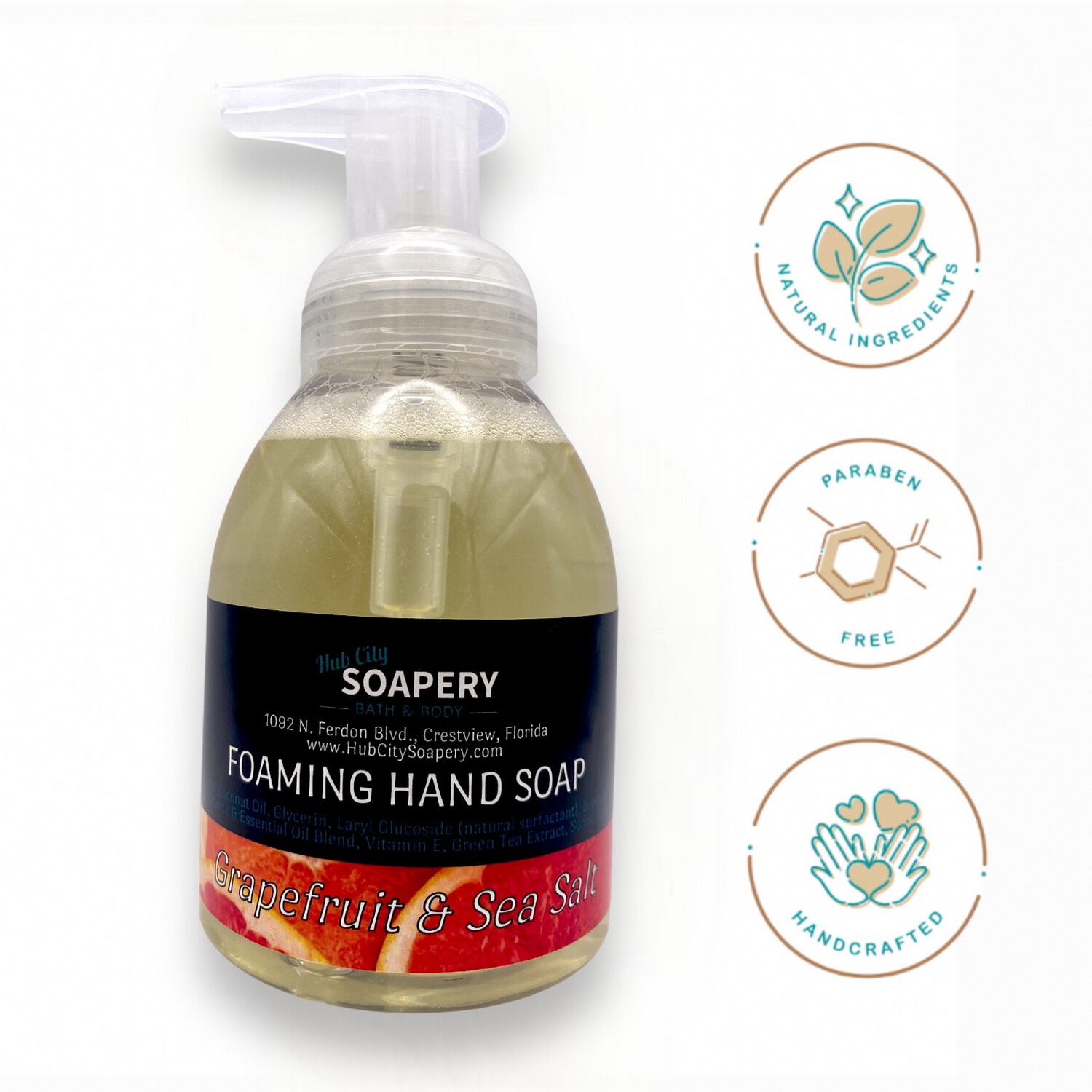 Grapefruit & Sea Salt Foaming Hand Soap