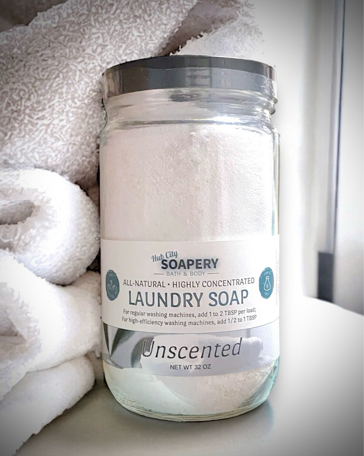 All-Natural Laundry Soap - Unscented