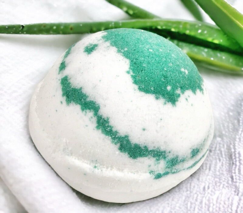 Cool Fresh Aloe Bath Bomb