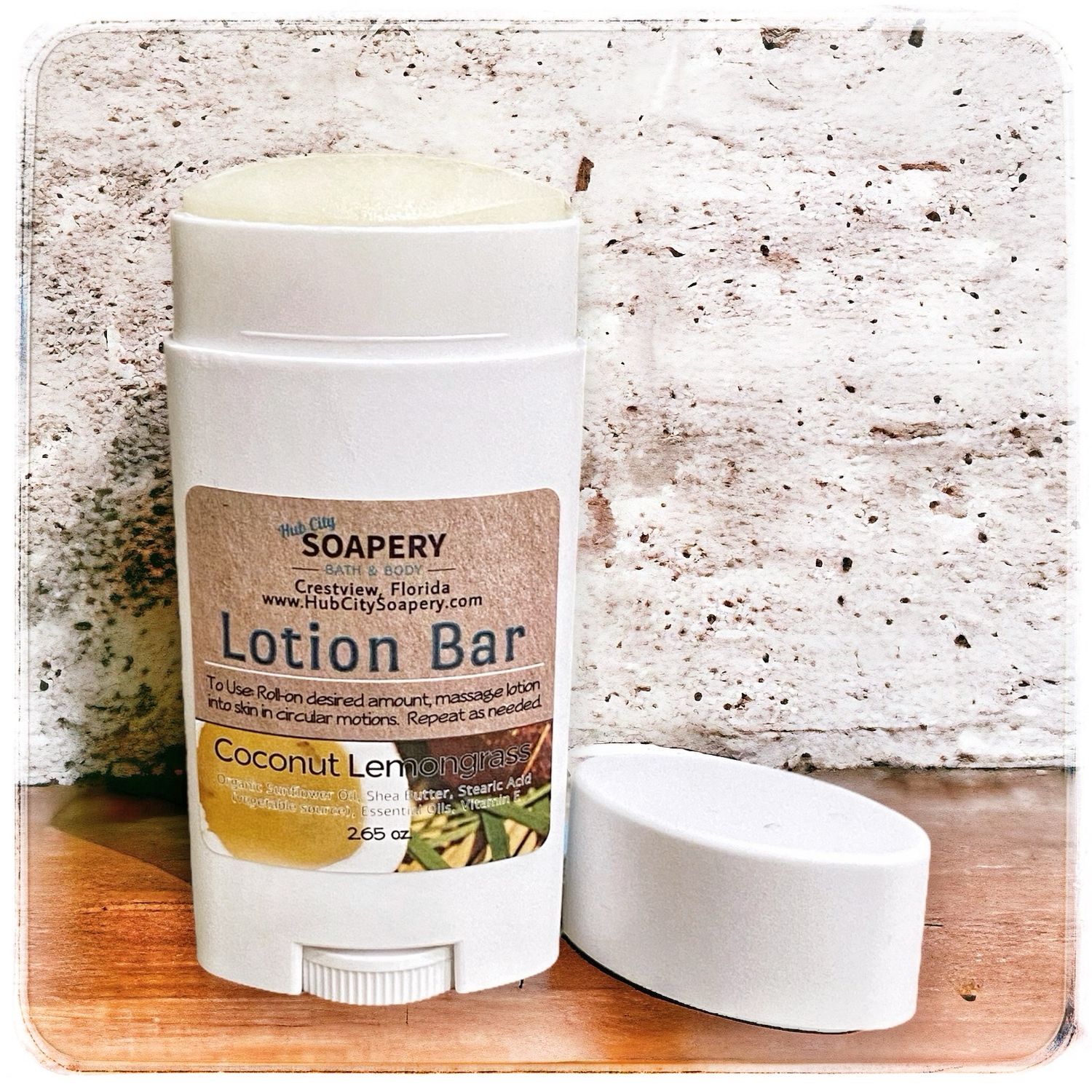 Coconut Lemongrass Lotion Bar