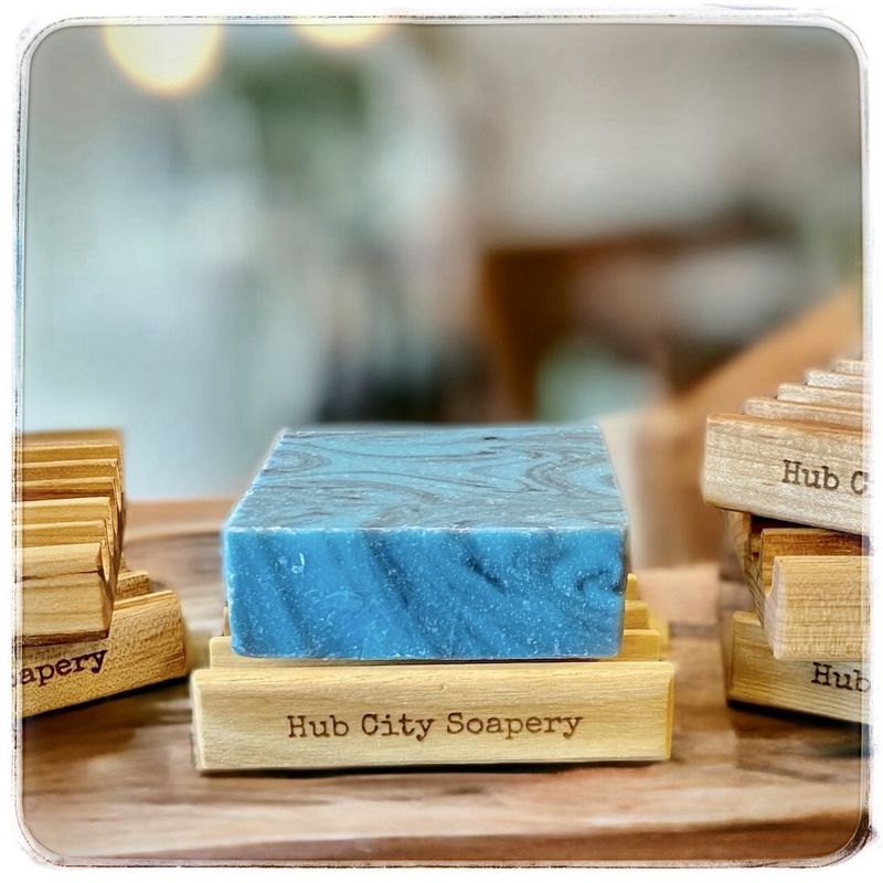 Soap Dish - Wood Plank (Hub City Soapery Stamped)