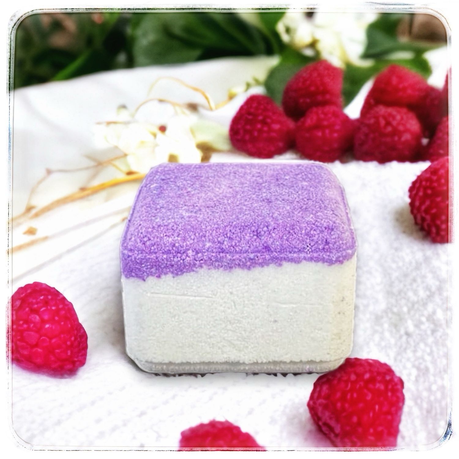 Raspberry Vanilla Shower Steamer