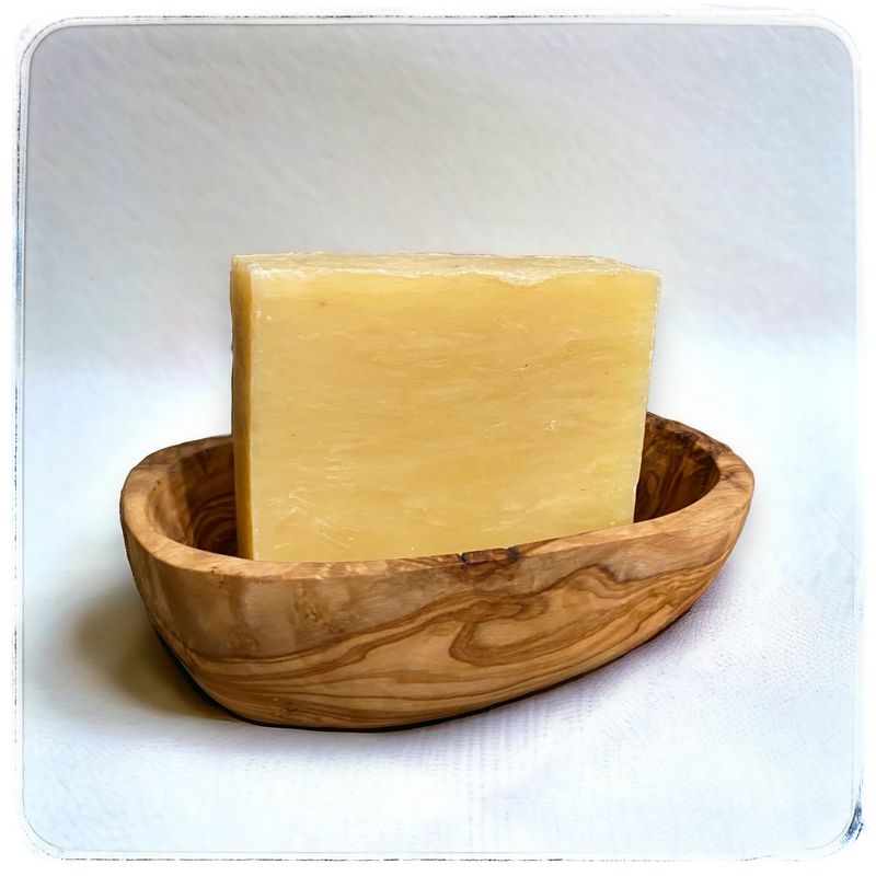 Soap Dish - Rustic Olive Wood