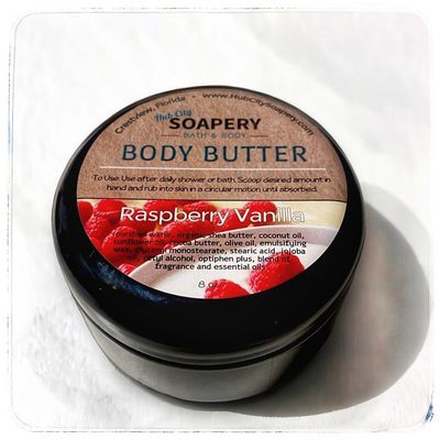 Raspberry Vanilla Shea &amp; Beeswax Body Butter