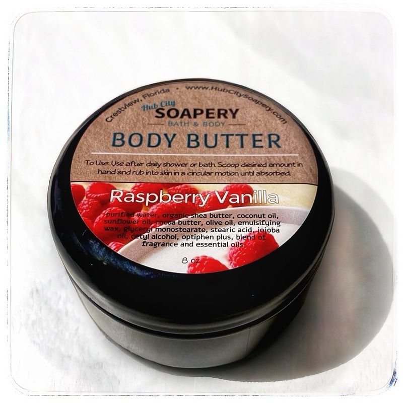 Raspberry Vanilla Shea &amp; Beeswax Body Butter