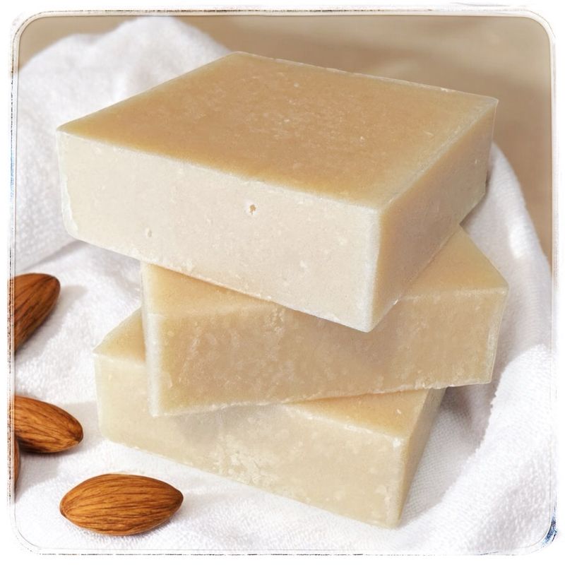 Pure Almond Goat Milk Soap Bar