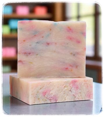Floral Frosting Soap Bar