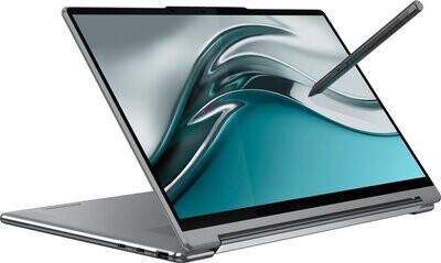 Lenovo - Yoga 9i 14&quot; 4K OLED Touch 2-in-1 Laptop with Pen - Intel Evo Platform - Core i7-1260P - 16GB Memory - 1TB SSD - Storm Grey